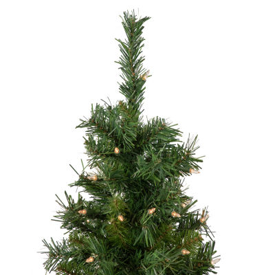 Northlight Medium Aspen Artificial Clear Lights 2 Foot Pre-Lit Pine Christmas Tree