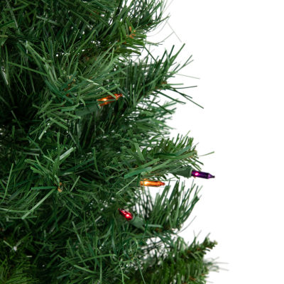 Northlight Medium Royal Artificial Multicolor Lights 2 Foot Pre-Lit Pine Christmas Tree