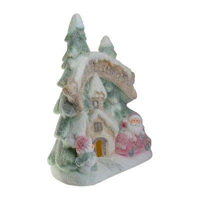 Northlight 16.5in Led Glittered Snow-Covered Winter Tabletop Decoration Lighted Christmas Village