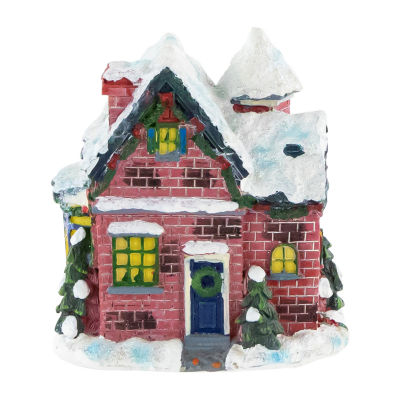 Northlight 4in Snowy Diner Building Christmas Village