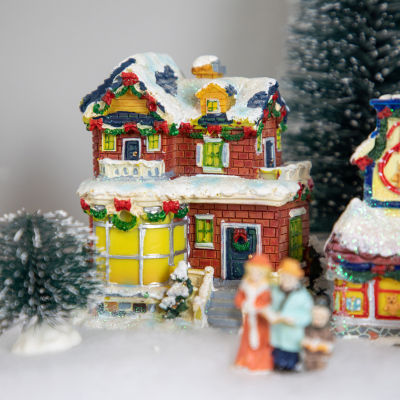 Northlight 4in Snowy House Decoration Christmas Village