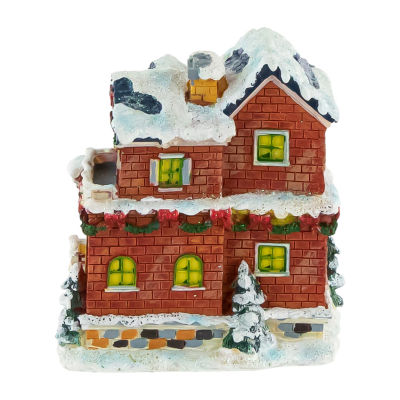 Northlight 4in Snowy House Decoration Christmas Village