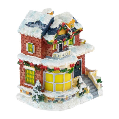 Northlight 4in Snowy House Decoration Christmas Village