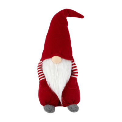 Northlight 20in Red And White Inhands In Pocketin Boy Christmas  Decoration Gnome