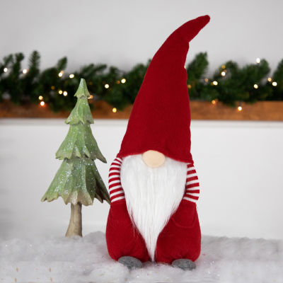 Northlight 20in Red And White Inhands In Pocketin Boy Christmas  Decoration Gnome