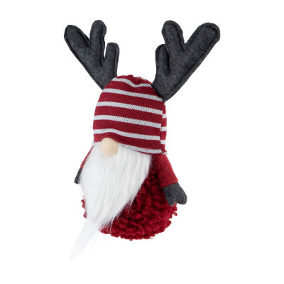Northlight 12in Red And White  With Antlers Christmas Decoration Christmas Gnome