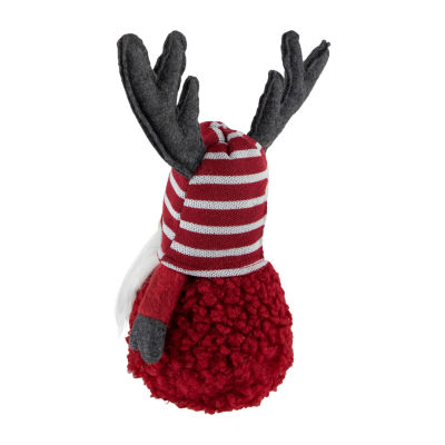 Northlight 12in Red And White  With Antlers Christmas Decoration Christmas Gnome