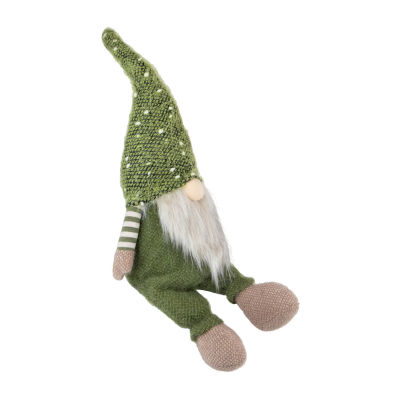 Northlight 20.5in Olive Green Sitting Christmas  Decoration Gnome