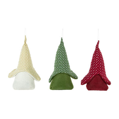 Northlight Set Of 3 Standing Plush Christmas Figures 8.5in Christmas Gnome