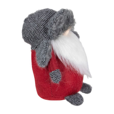 Northlight 8.25in Led Lighted Red And Gray  Christmas Gnome