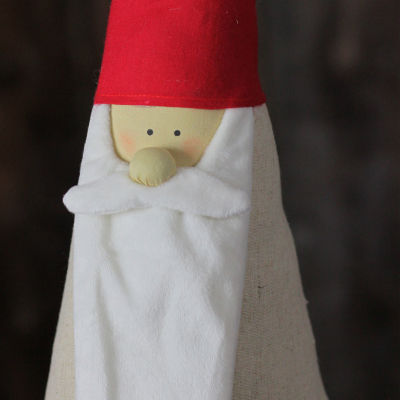 Northlight 23.5in Red And White Santa  Christmas Tabletop Decor Gnome