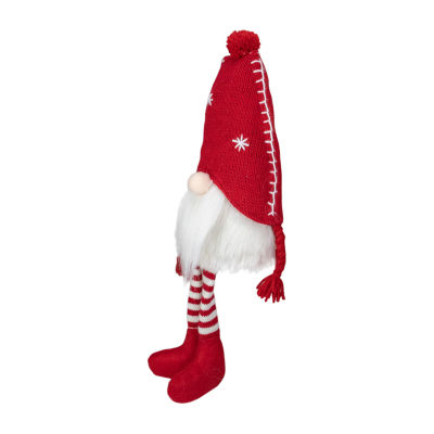 Northlight 18-Inch Plush Red And White Sitting Christmas  Tabletop Decoration Gnome