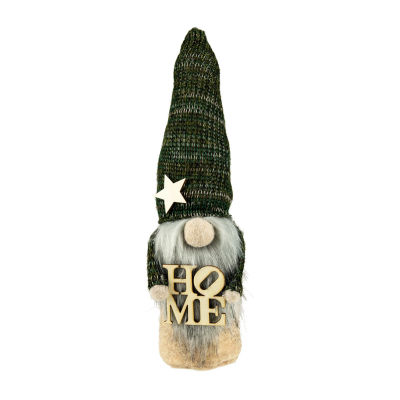 Northlight 14in Green Knit Standing Home  Christmas Gnome