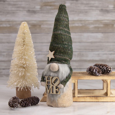 Northlight 14in Green Knit Standing Home  Christmas Gnome
