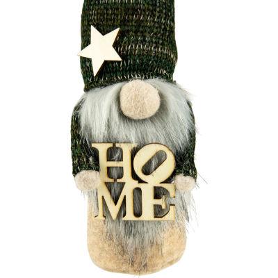 Northlight 14in Green Knit Standing Home  Christmas Gnome