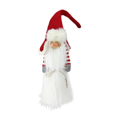 Northlight 22in White And Red Slim Santa  Christmas Tabletop Decor Gnome