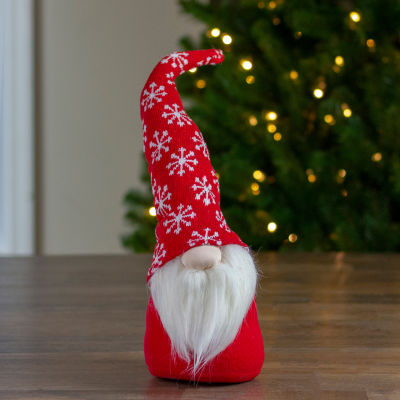 Northlight 8in Big Nose Plush Red Santa  Christmas Gnome