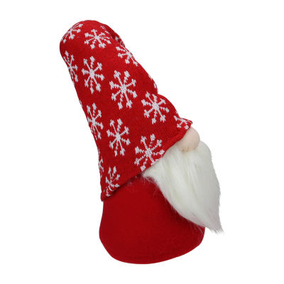 Northlight 8in Big Nose Plush Red Santa  Christmas Gnome