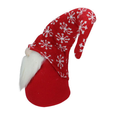 Northlight 8in Big Nose Plush Red Santa  Christmas Gnome