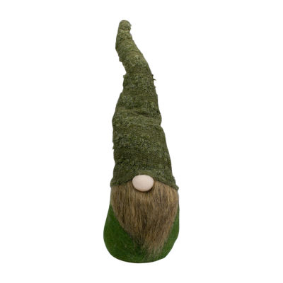 Northlight 21in Green Standing  Christmas With Bendable Hat Gnome