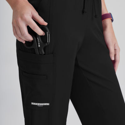 Skechers Gamma 6-Pocket Womens Stretch Fabric Moisture Wicking Scrub Pants
