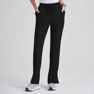 Skechers Gamma 6-Pocket Womens Petite Stretch Fabric Moisture Wicking Scrub  Pants