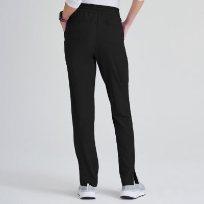 Skechers Skp623 Gamma 6-Pocket Mid-Rise Tapered Leg Womens Plus Tall Tag Free Stretch Fabric Moisture Wicking Scrub Pant