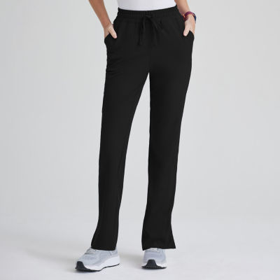 Skechers Skp623 Gamma 6-Pocket Mid-Rise Tapered Leg Womens Plus Tall Tag Free Stretch Fabric Moisture Wicking Scrub Pant