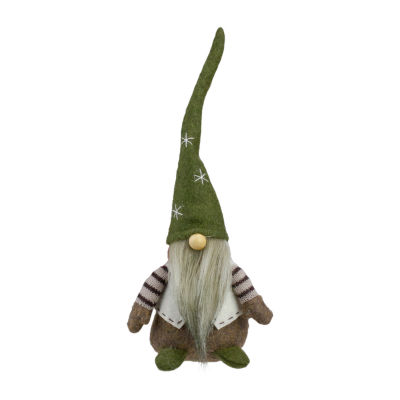 Northlight 12in Green And Brown Sitting  Christmas Gnome
