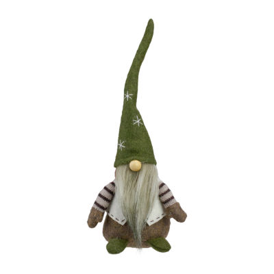 Northlight 12in Green And Brown Sitting  Christmas Christmas Gnome