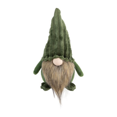 Northlight 12in Green Plush Christmas  Decoration Gnome