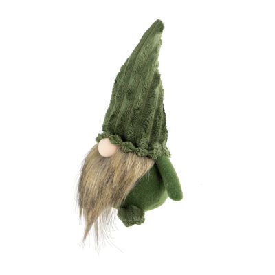 Northlight 12in Green Plush Christmas  Decoration Gnome
