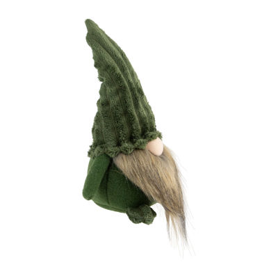 Northlight 12in Green Plush Christmas  Decoration Gnome