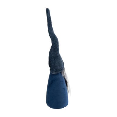 Northlight 19in Navy Blue Standing Christmas  Tabletop Decoration Christmas Gnome