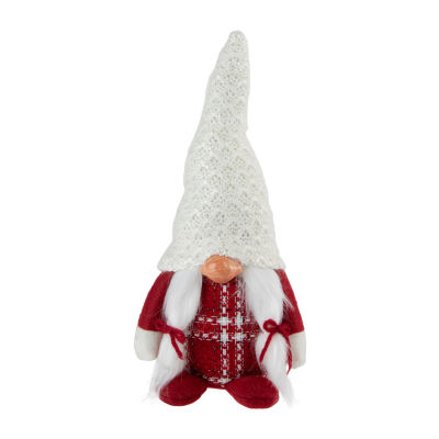 Northlight 10in Red And White Nordic Girl  Christmas Decoration Gnome