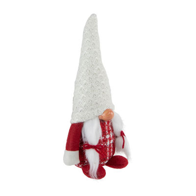 Northlight 10in Red And White Nordic Girl  Christmas Decoration Gnome
