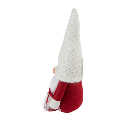 Northlight 10in Red And White Nordic Girl  Christmas Decoration Gnome