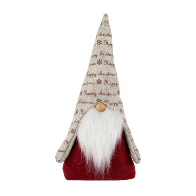 Northlight 12in Red And Gray Inhappy Christmasin Gnome