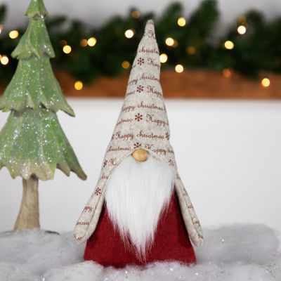 Northlight 12in Red And Gray Inhappy Christmasin Gnome