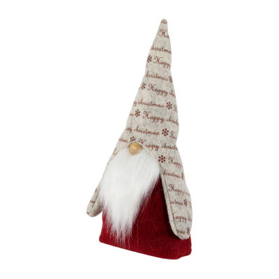 Northlight 12in Red And Gray Inhappy Christmasin Gnome