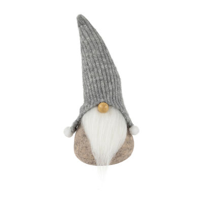 Northlight 8.25in Beige And Gray  Christmas Gnome
