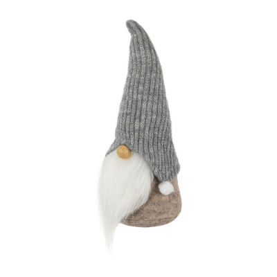 Northlight 8.25in Beige And Gray  Christmas Gnome