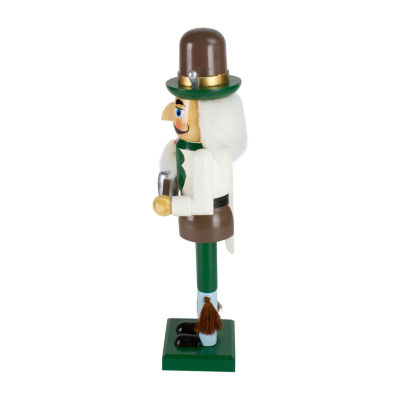 Northlight 14in Green And Cream Wooden German Christmas Nutcracker