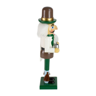 Northlight 14in Green And Cream Wooden German Christmas Nutcracker