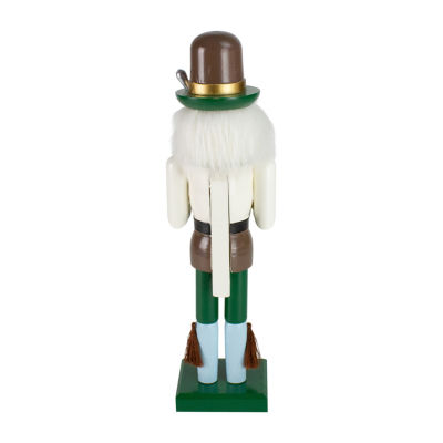 Northlight 14in Green And Cream Wooden German Christmas Nutcracker