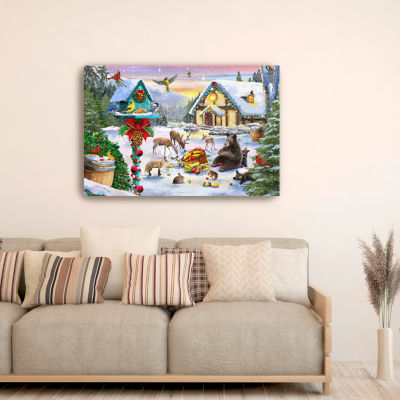 Lumaprints Christmas Feast Canvas Art