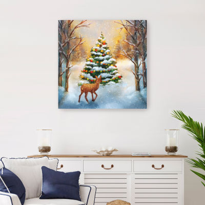 Lumaprints Christmas Tree Canvas Art