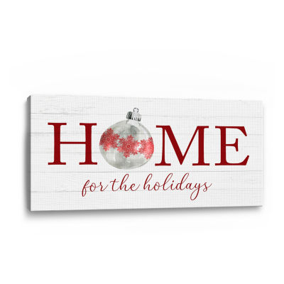 Lumaprints Home For The Holidays Canvas Art