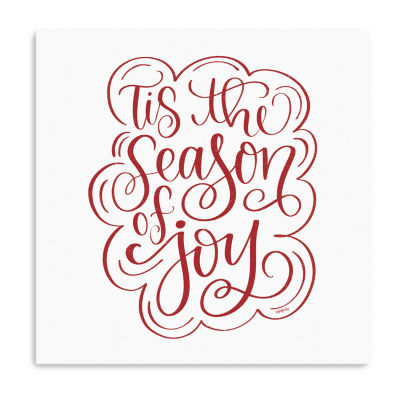 Lumaprints Tis The Season Of Joy Canvas Art