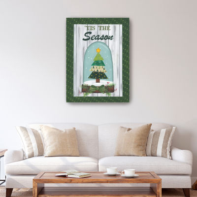 Lumaprints Tree Snow Globe Canvas Art